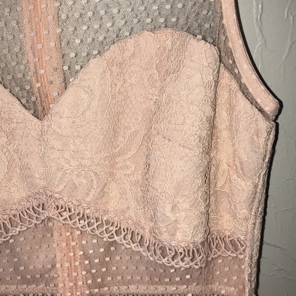 💗Blush Tulle & Lace Dress💗 - Picture 3 of 8